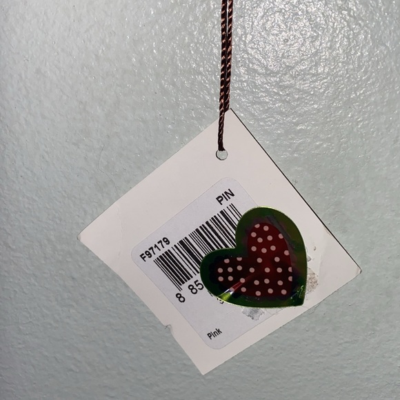 Vintage COACH Signature Pink Hearts 100% Silk Scarf-NWT - Picture 9 of 11